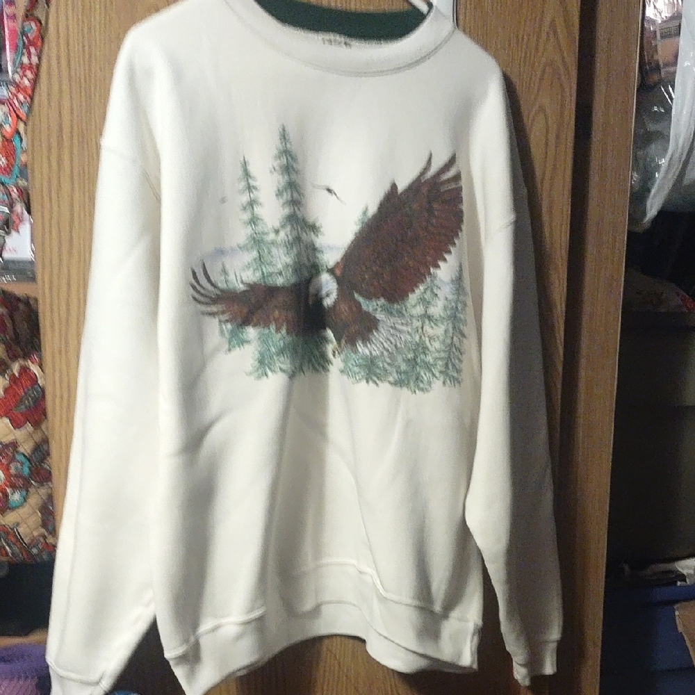 Majestic Eagle Graphic Crewneck Sweater